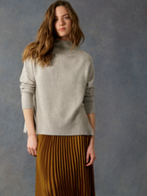 Load image into Gallery viewer, REMINI KNIT LS ROLL NK JUMPER