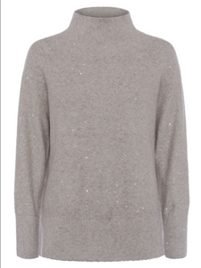REMINI KNIT LS ROLL NK JUMPER