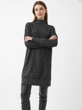 Load image into Gallery viewer, REMI KNIT ROLLNECK MINI DRESS - Black