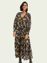 Load image into Gallery viewer, Printed maxi cloud dress