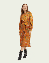 Load image into Gallery viewer, Printed midi dress