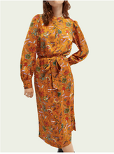 Load image into Gallery viewer, Printed midi dress