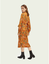 Load image into Gallery viewer, Printed midi dress