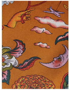 Printed midi dress