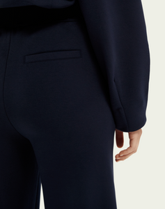 Tapered high-rise sweatpants - Navy