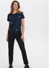 Load image into Gallery viewer, Nubernice Tee - Dark Sapphire - Seconds - Light Damage on Shoulder XL/16