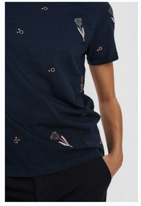 Nubernice Tee - Dark Sapphire - Seconds - Light Damage on Shoulder XL/16