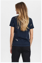 Load image into Gallery viewer, Nubernice Tee - Dark Sapphire - Seconds - Light Damage on Shoulder XL/16
