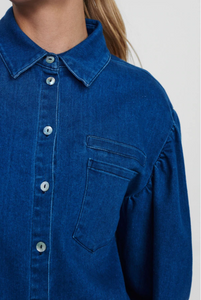 Nucharley Shirt - medium blue denim