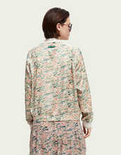 Load image into Gallery viewer, Reversible Bomber Jacket - Pastel &amp; Palms