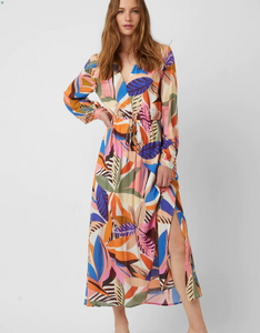 Summer Leaves Maxi Dress