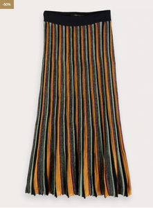 Pleated Lurex Skirt M/L - LAST ONE