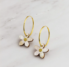 Load image into Gallery viewer, Orange Blossom Hoops