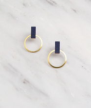 Load image into Gallery viewer, Elara Studs in Midnight Blue