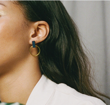 Load image into Gallery viewer, Elara Studs in Midnight Blue