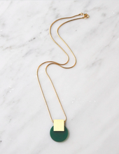 Load image into Gallery viewer, Sol Necklace in Dark Green