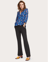 Load image into Gallery viewer, Blue &amp; Pink Cherry Blossom Blouse