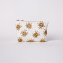 Load image into Gallery viewer, Sun Goddess White Make up bag