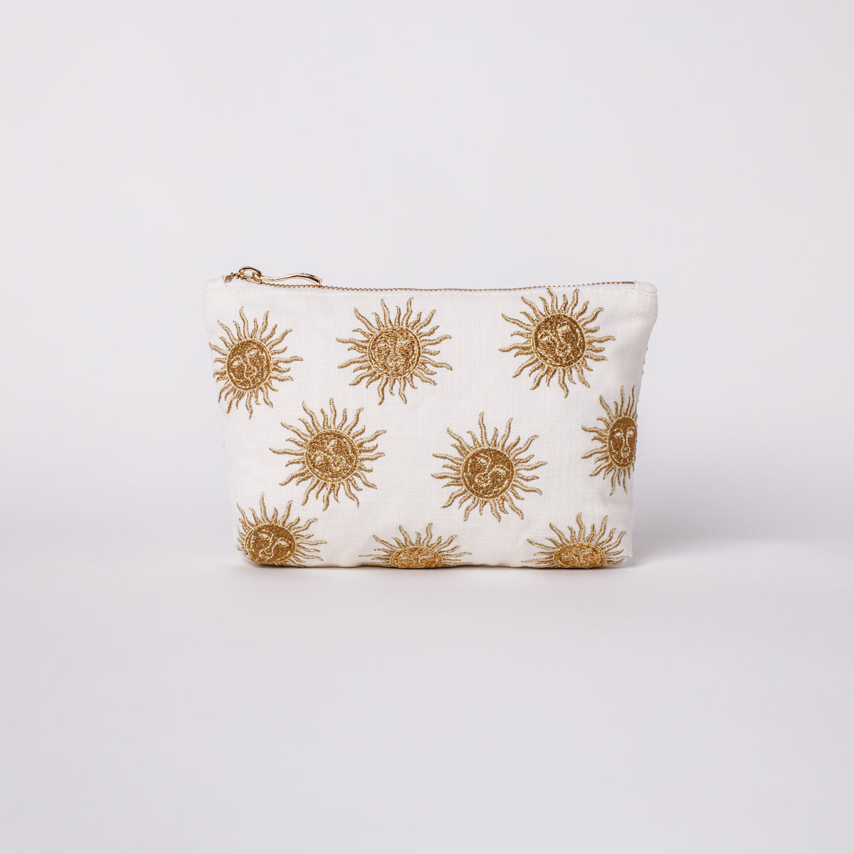 Sun Goddess White Make up bag