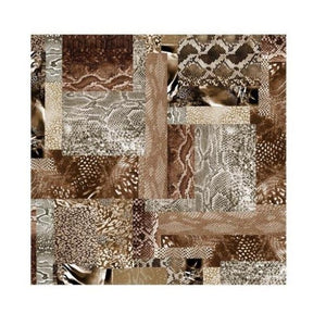 Brown Snakeskin Face Mask Covering