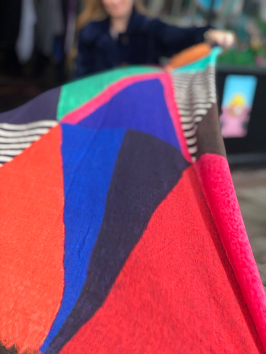 Tribal Wool Scarf