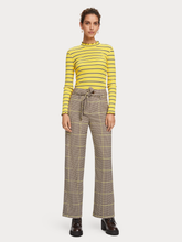 Load image into Gallery viewer, Wide leg high rise trouser