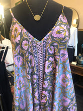 Load image into Gallery viewer, Indian silk Jumpsuit - pastel floral