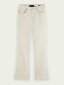 Cream Kick Flared Jeans — Mirage