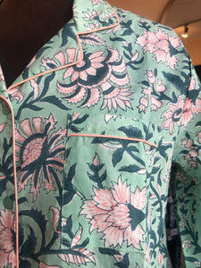 MINT WINTER JASMINE LONG-SLEEVE PJ SET
