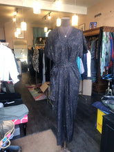 Load image into Gallery viewer, Black copper foil jumpsuit