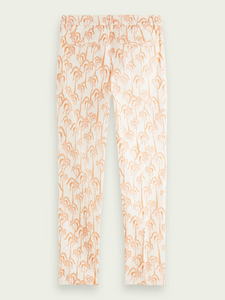 Palm Tree Chino Slim-fit Pant