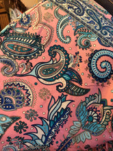 Load image into Gallery viewer, Indian Silk Kaftan Dresses - Pink paisley