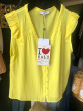 Load image into Gallery viewer, Lemon Yellow Sleeveless Top Liddy