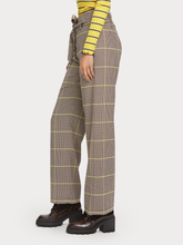 Load image into Gallery viewer, Wide leg high rise trouser