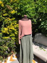 Load image into Gallery viewer, Linen Lili Maxi Skirt - Khaki