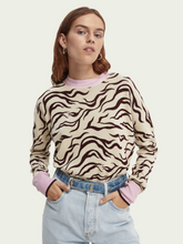 Load image into Gallery viewer, Printed Intarsia organic sweater