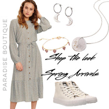 Load image into Gallery viewer, Nucecelia Casey Dress - Cashmere Blue
