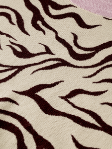 Printed Intarsia organic sweater
