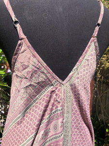 Indian silk Jumpsuit - lilac