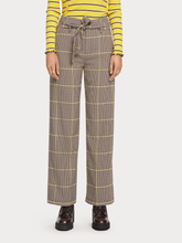 Load image into Gallery viewer, Wide leg high rise trouser
