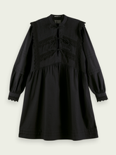 Load image into Gallery viewer, Broderie anglaise organic cotton mini dress