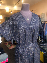 Load image into Gallery viewer, Black copper foil jumpsuit