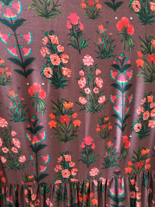 Mauve Multi Floral Print Dress