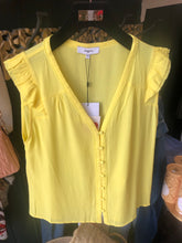 Load image into Gallery viewer, Lemon Yellow Sleeveless Top Liddy