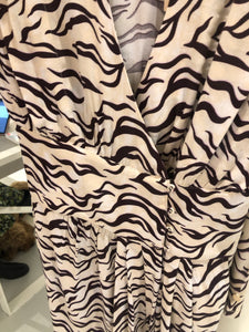 Sleeveless wrap dress