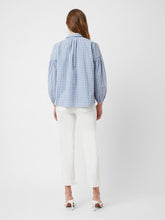 Load image into Gallery viewer, Classic Organic Gingham Popover Shirt - Rivieria Blue