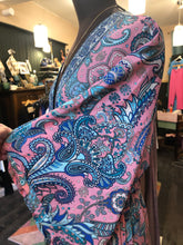 Load image into Gallery viewer, Indian Silk Kaftan Dresses - Pink paisley