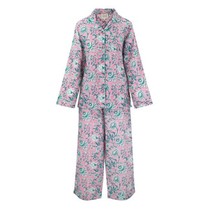 PINK WINTER JASMINE LONG-SLEEVE PJ SET