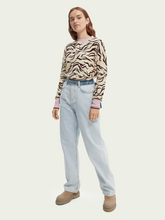 Load image into Gallery viewer, Printed Intarsia organic sweater