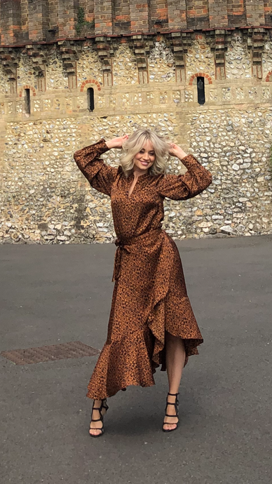 Leopard Wrap Skirt